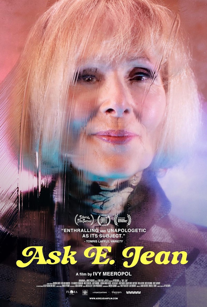 Ask E. Jean theatrical poster, a documentary by Ivy Meeropol