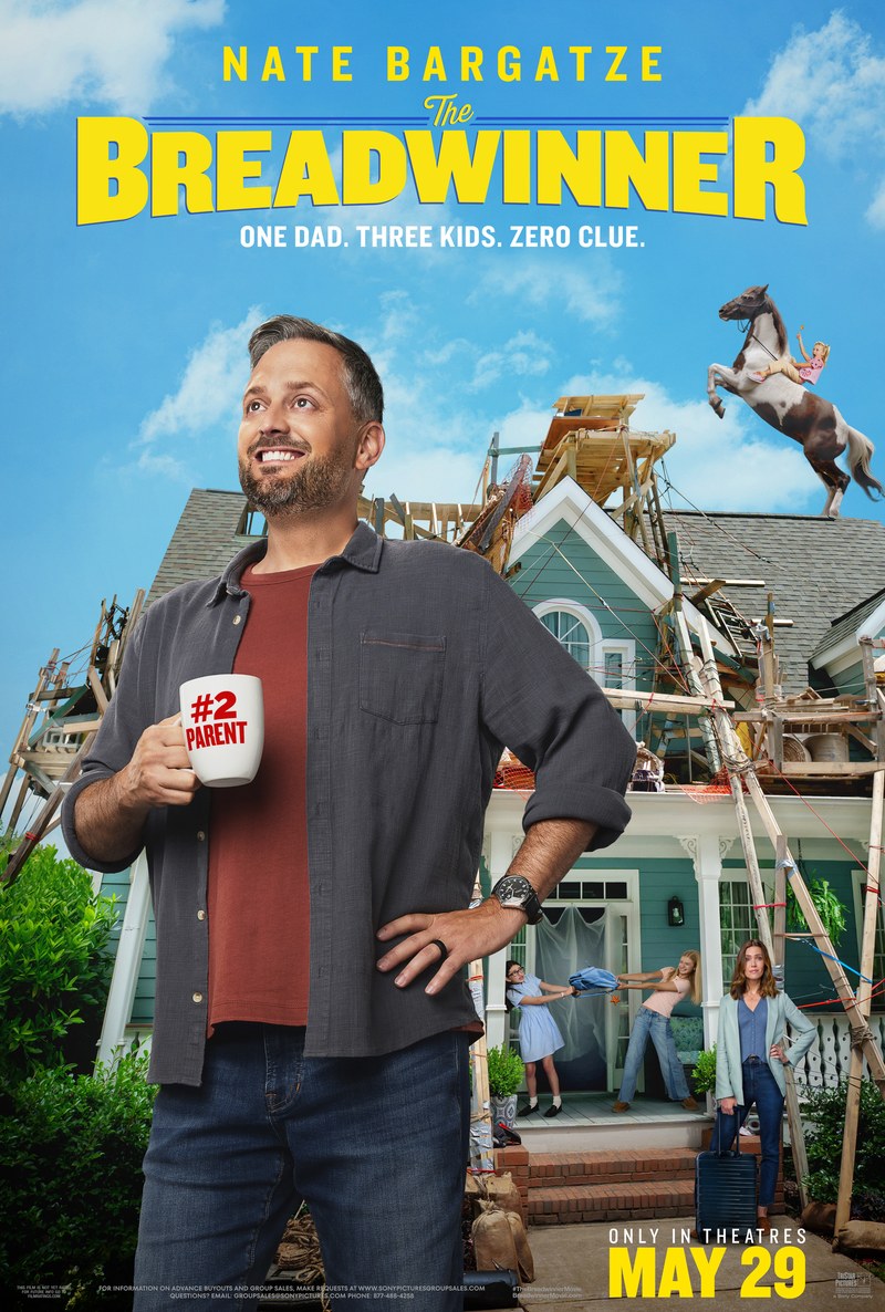 The Breadwinner theatrical poster, starring Nate Bargatze